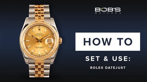 how to change the time on rolex|rolex datejust time adjustment.